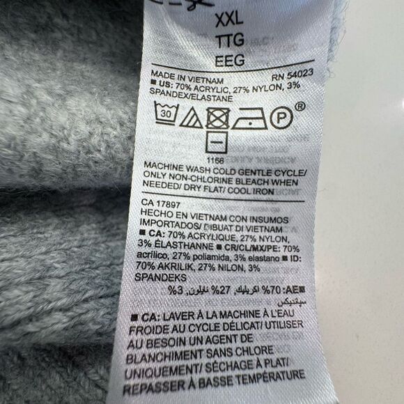 Gray Leopard Print Sweater - Picture 5 of 5